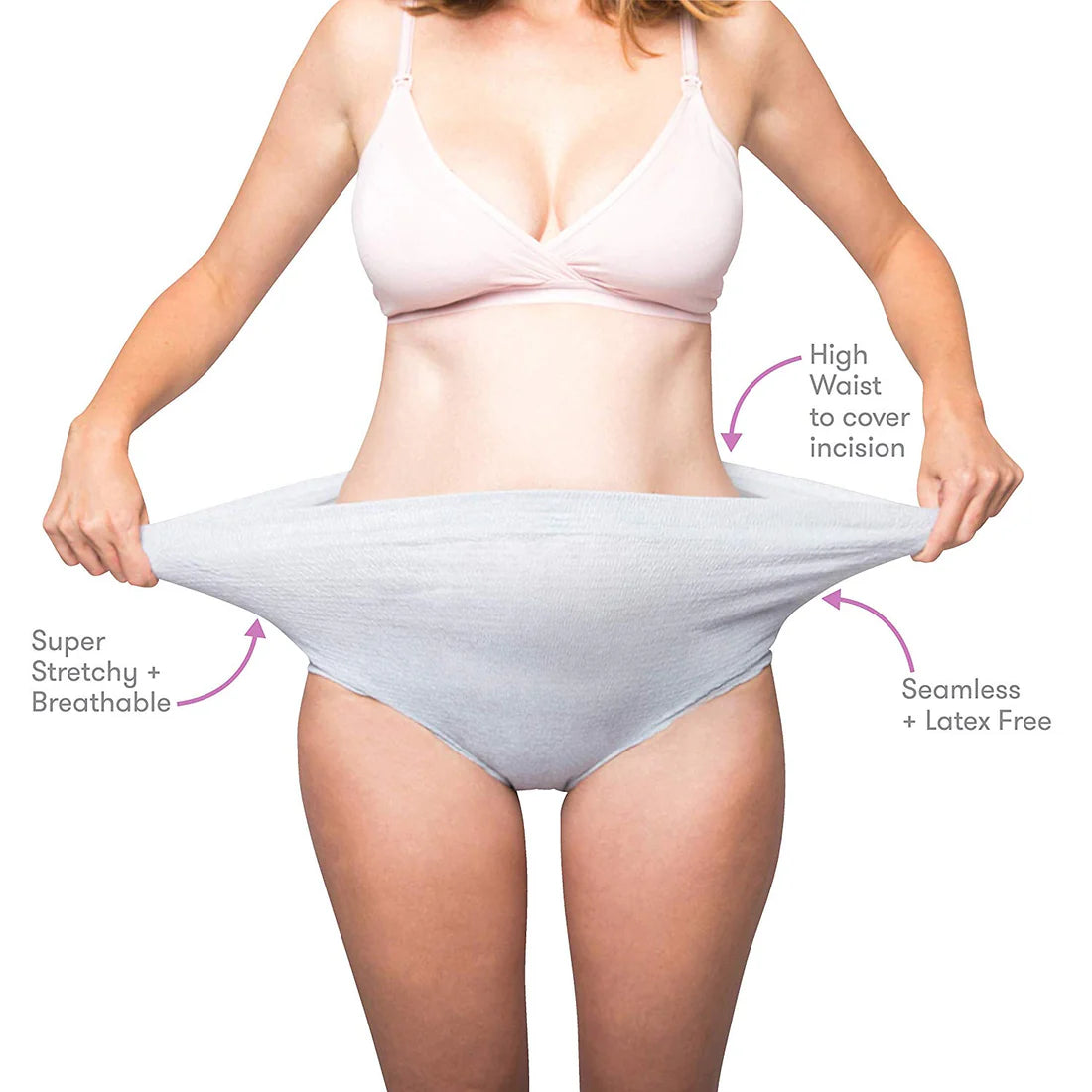 High-Waist Disposable Postpartum Underwear (8 pack) Regular