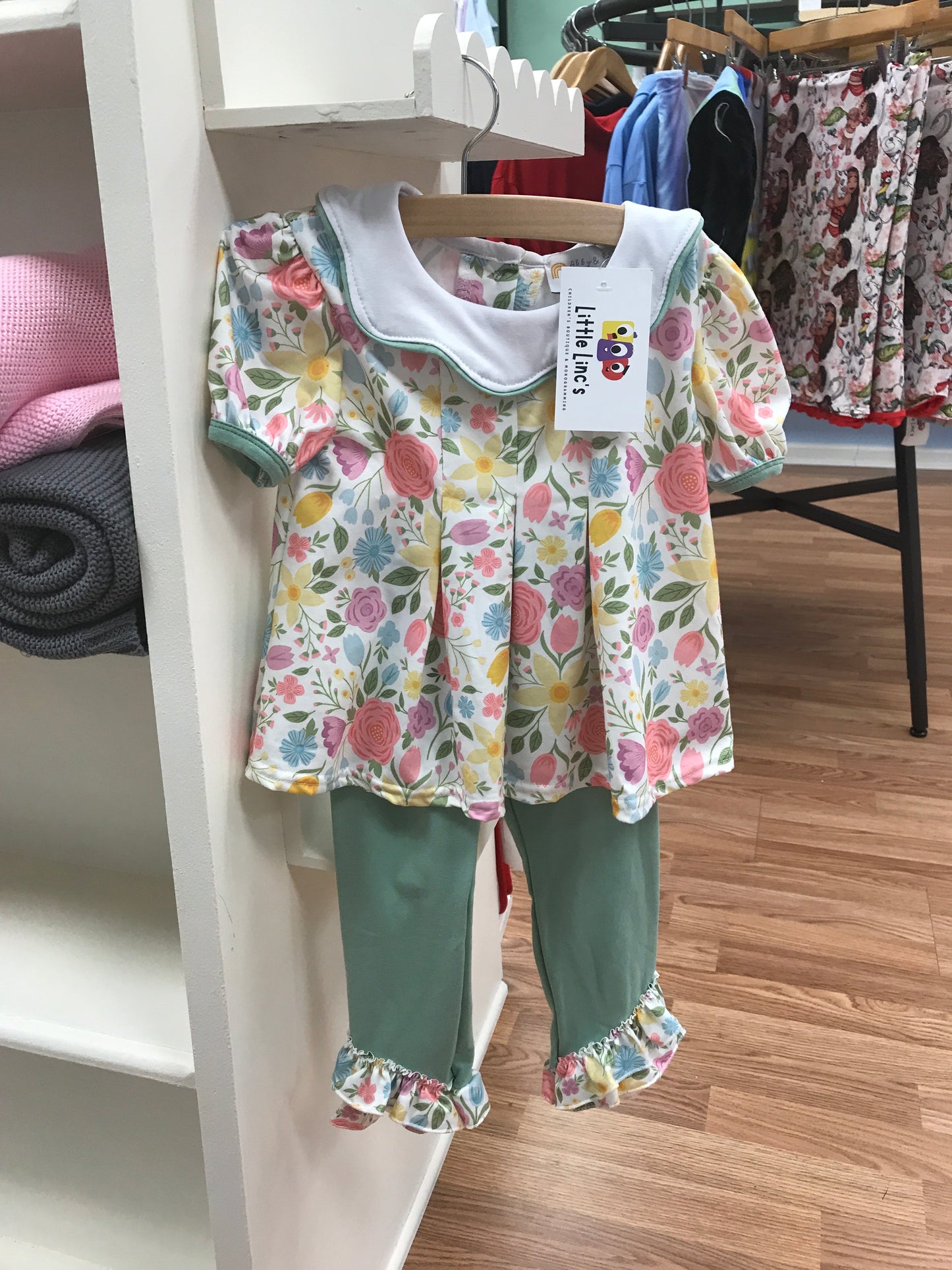 Fall Floral Girls Set