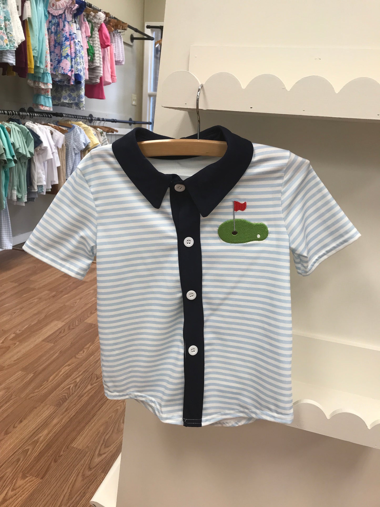 Golf Embroidery Top