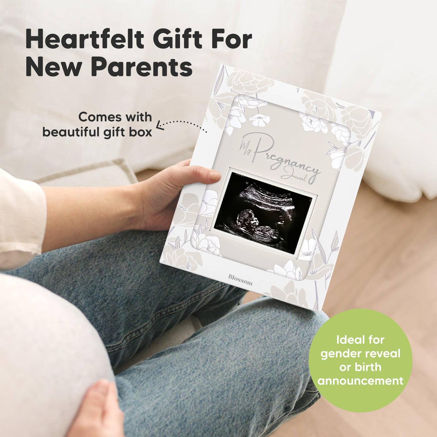 Blossom Pregnancy Journal Book for First Time Mom
