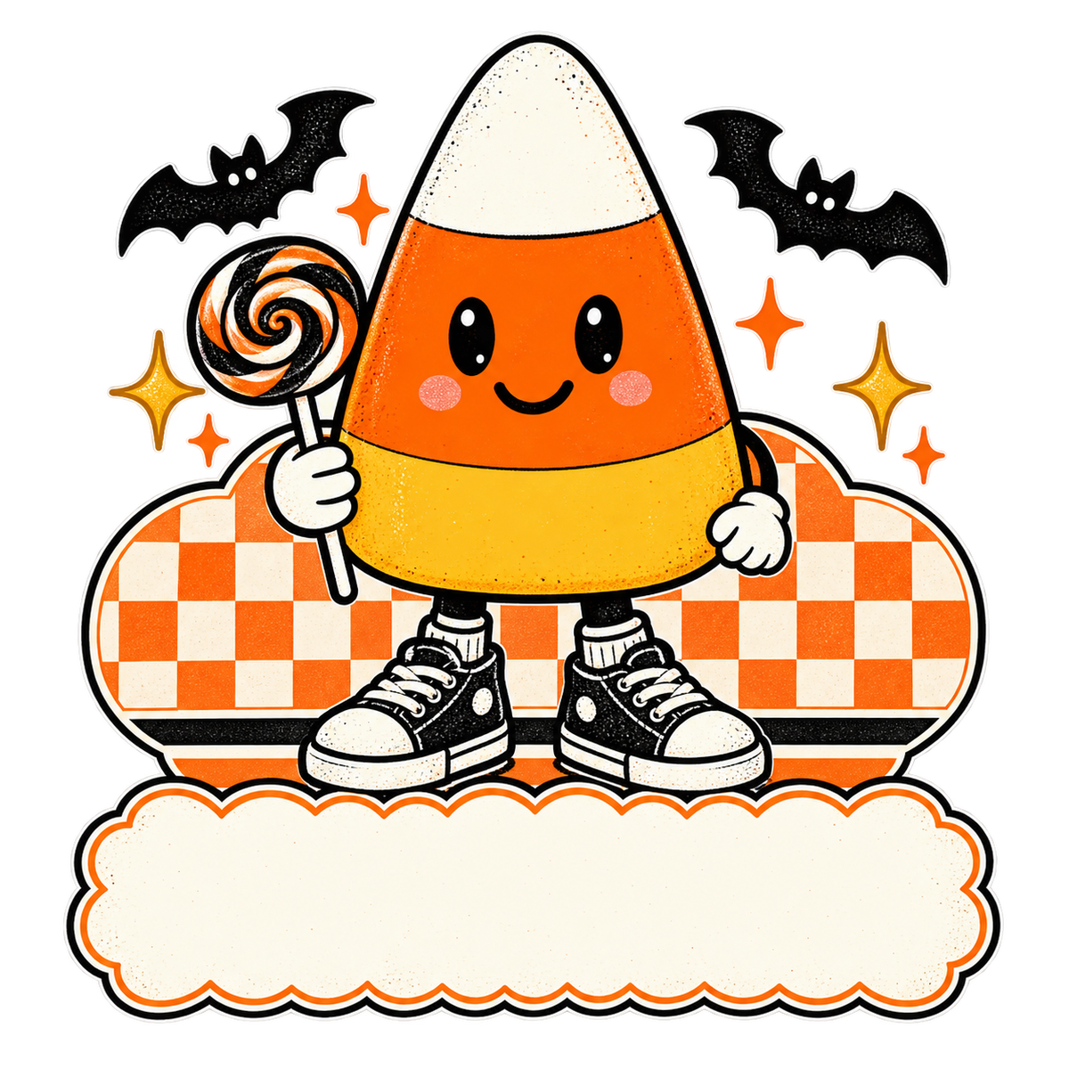 Candy Corn Nameplate