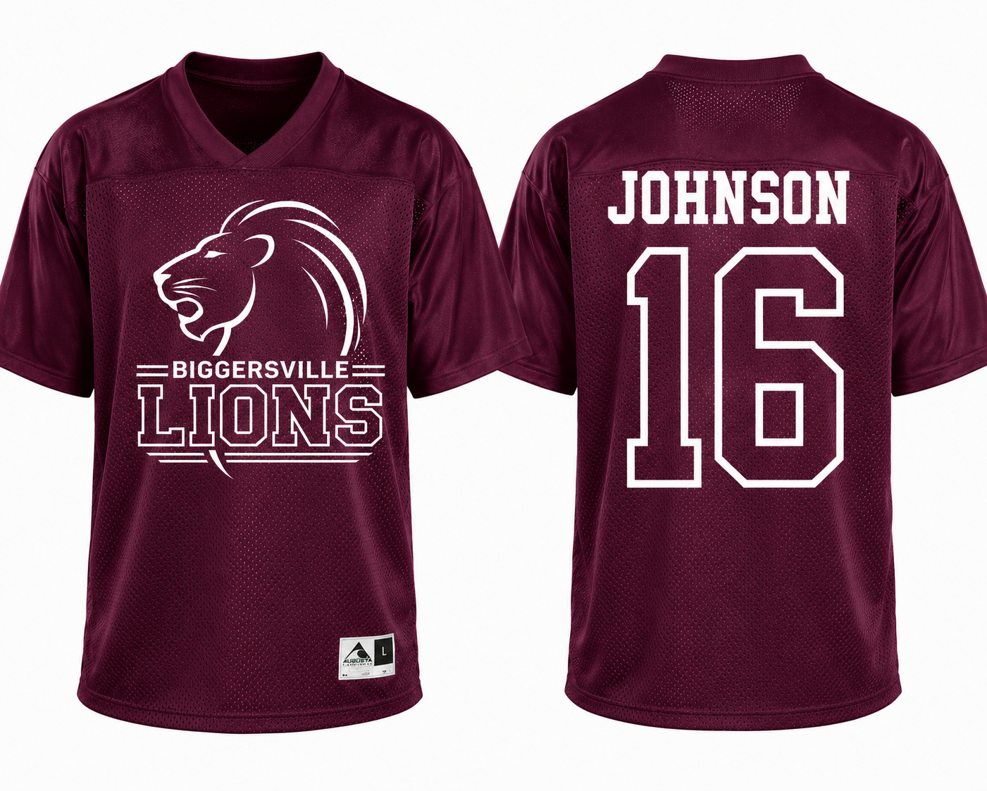 Biggersville Lions Jersey LLB Custom Design