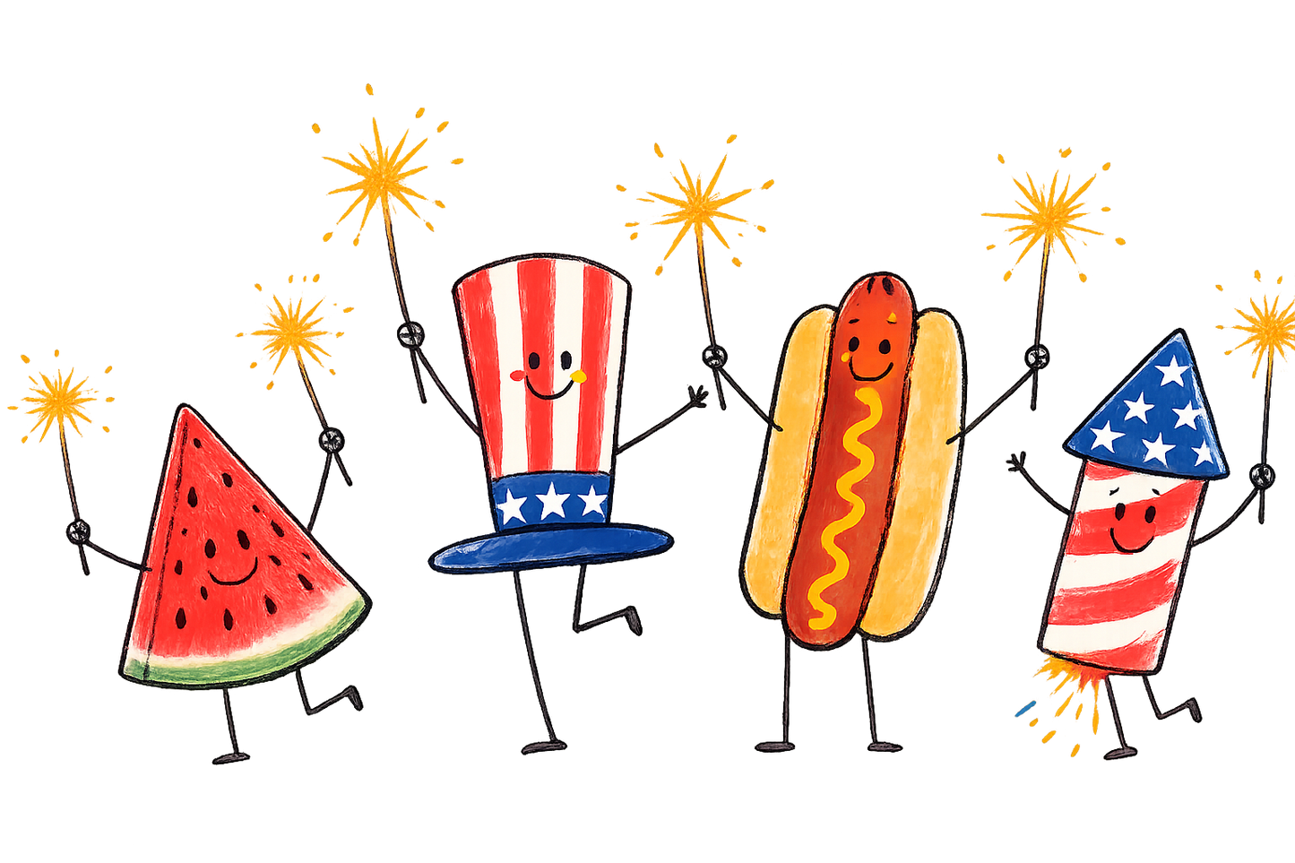 Patriotic Fireworks