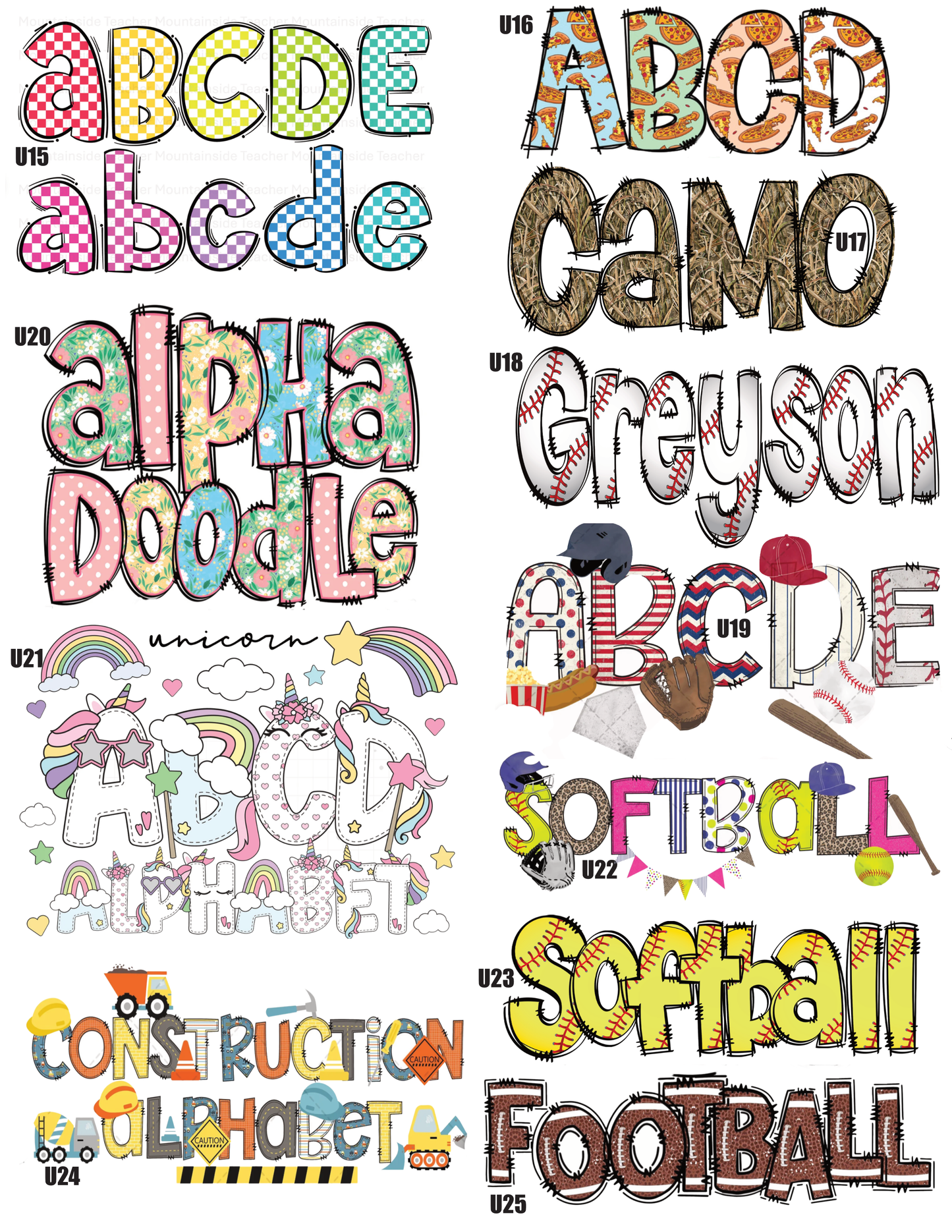 Alpha Fonts