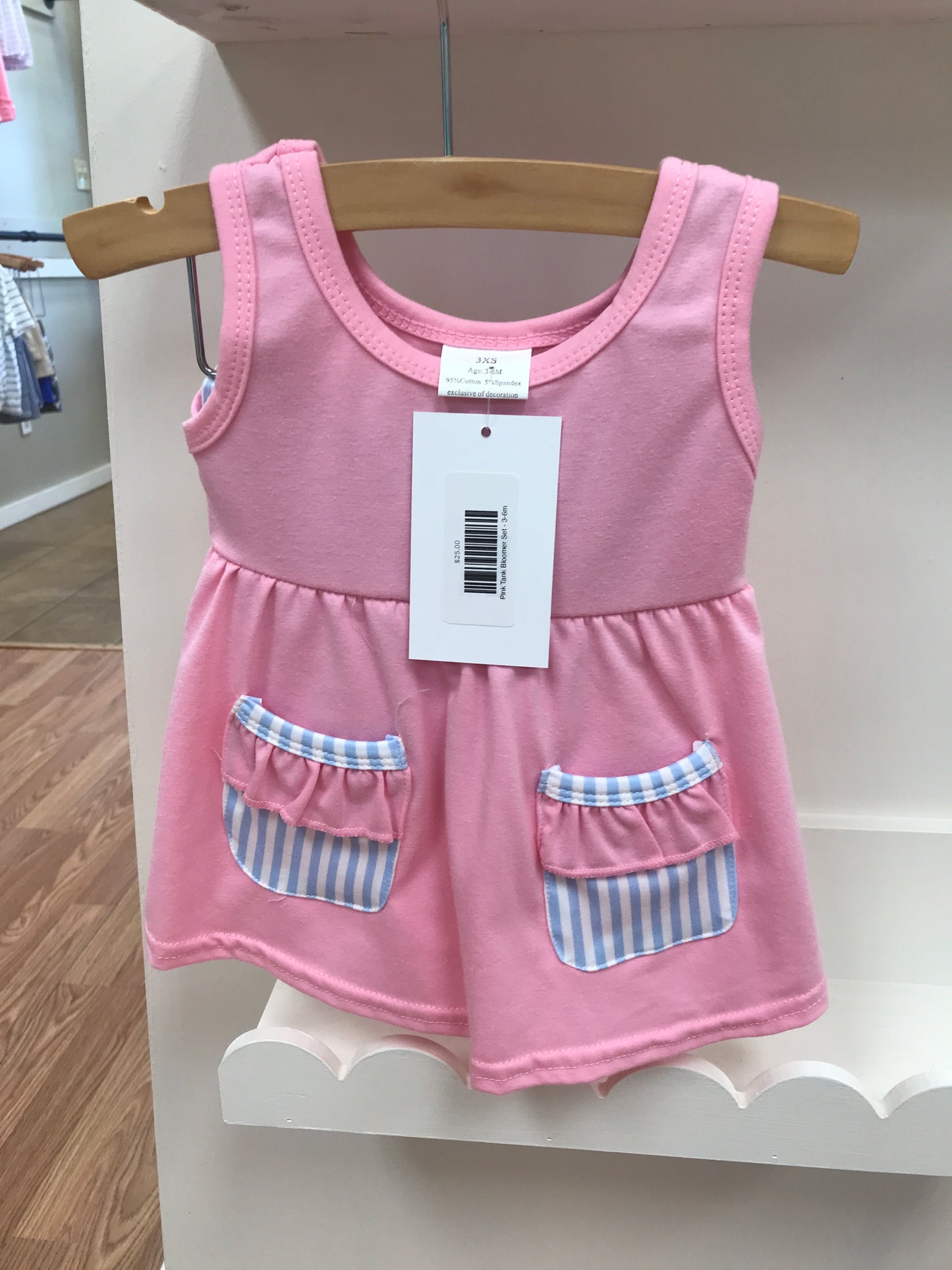 Pink Tank Bloomer Set