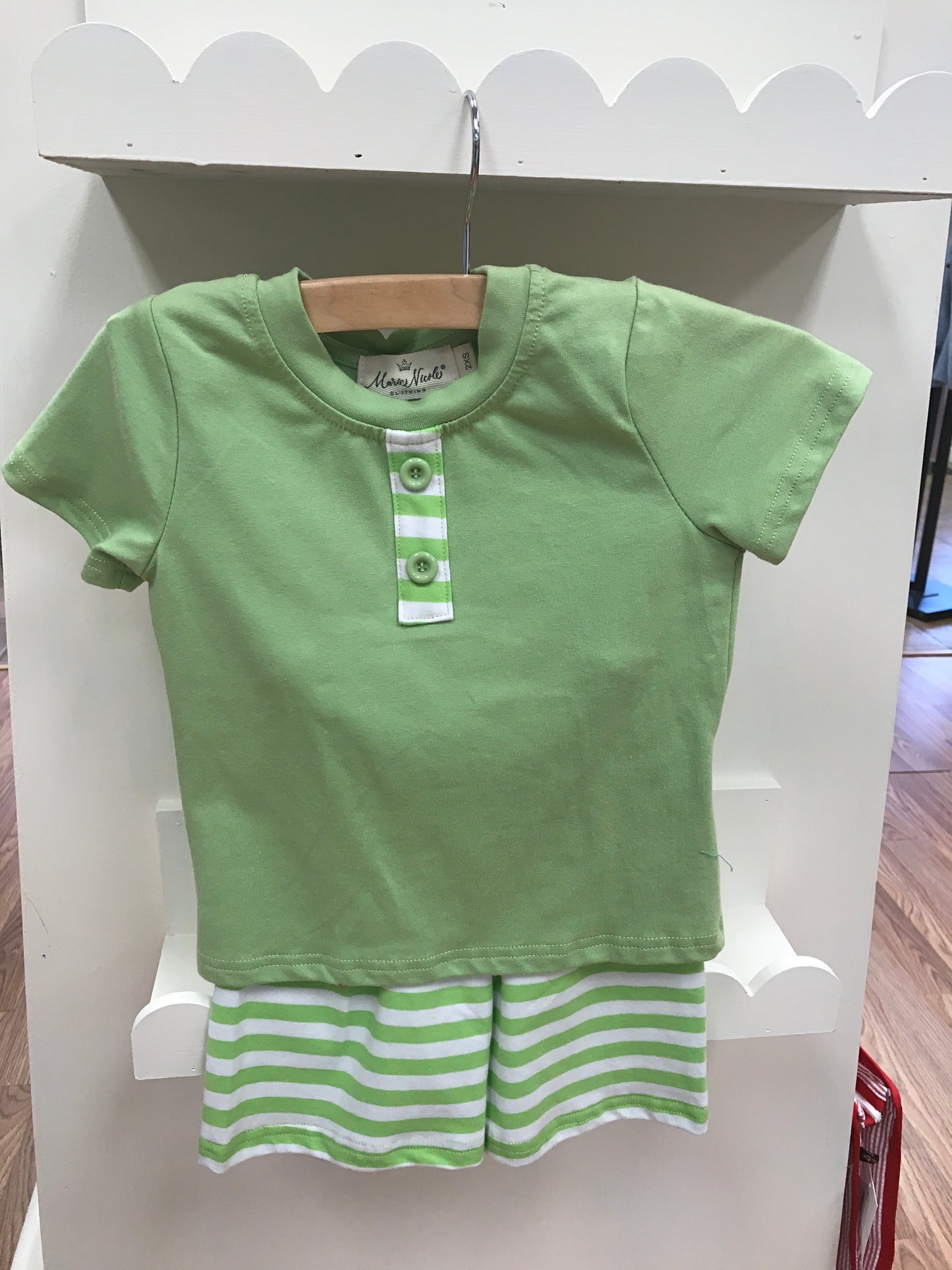 Lime Striped Outfit