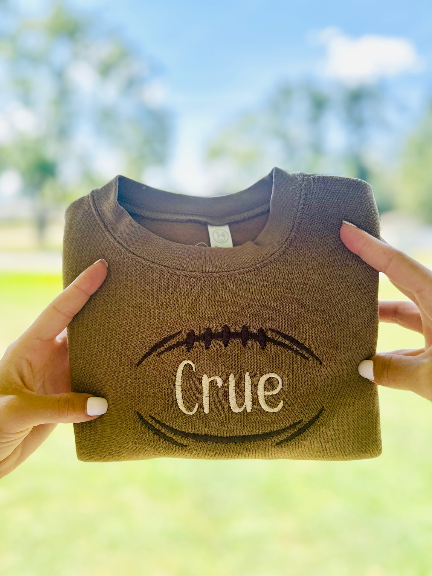 Football Name Embroidery