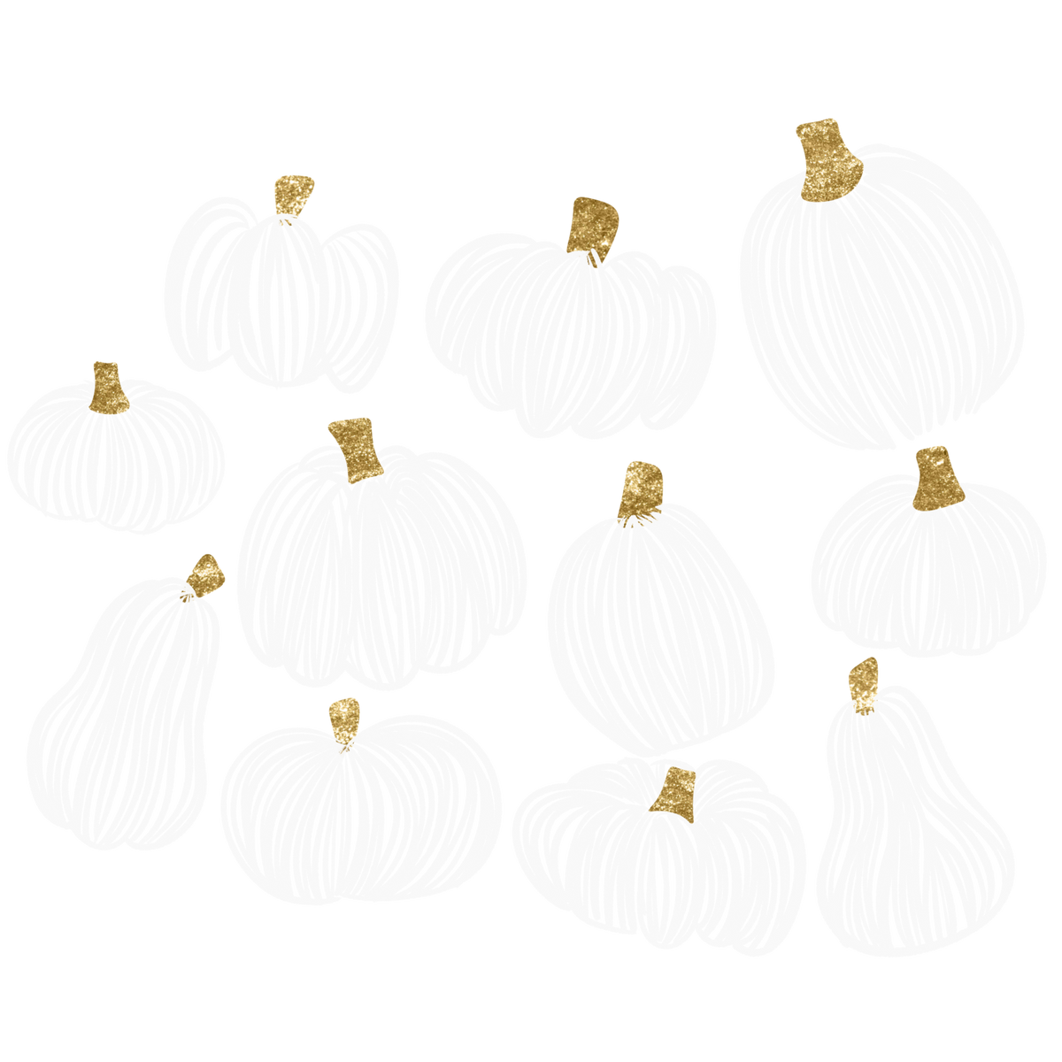 White Fall Pumpkins