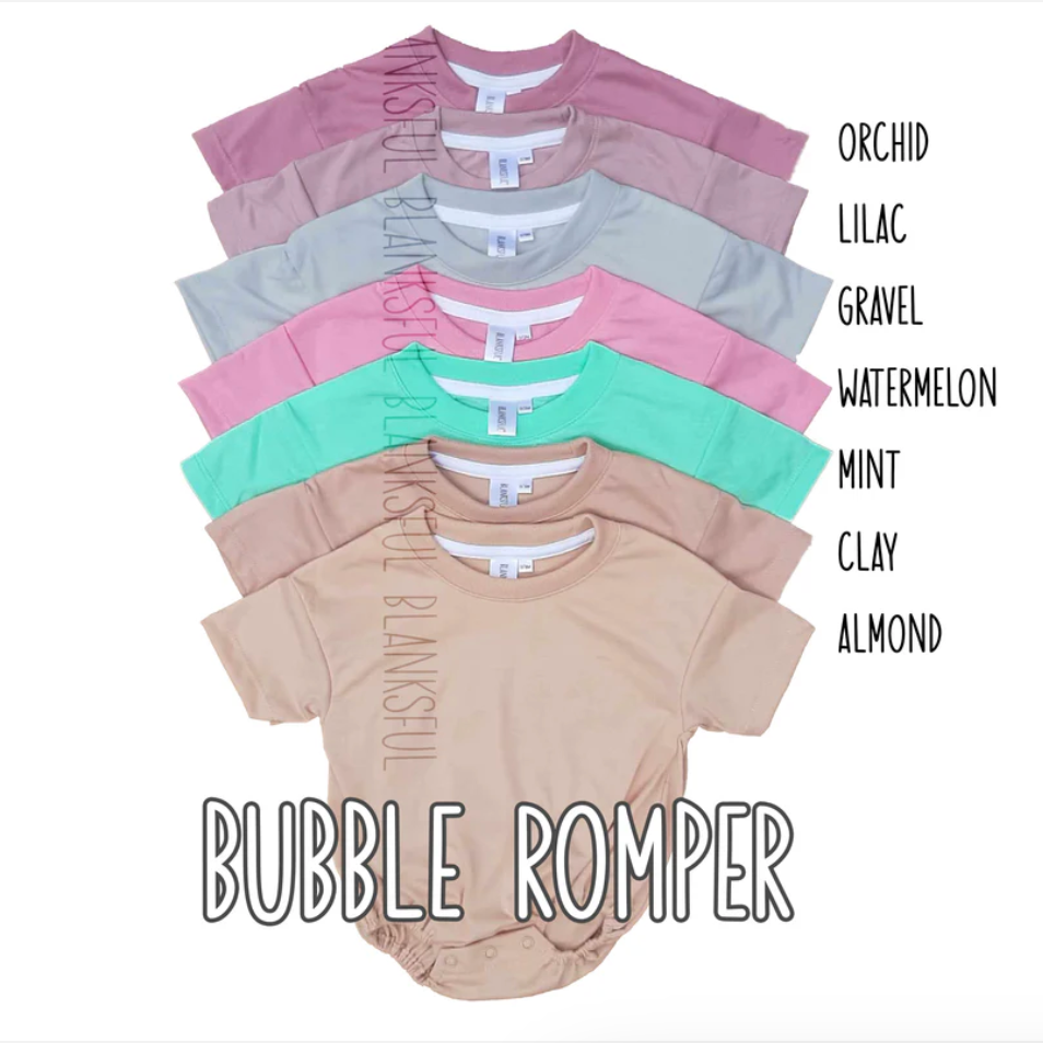 Blanksful Baggy Bubble Romper