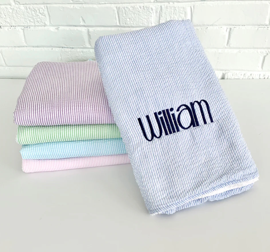 Seersucker Beach Towel