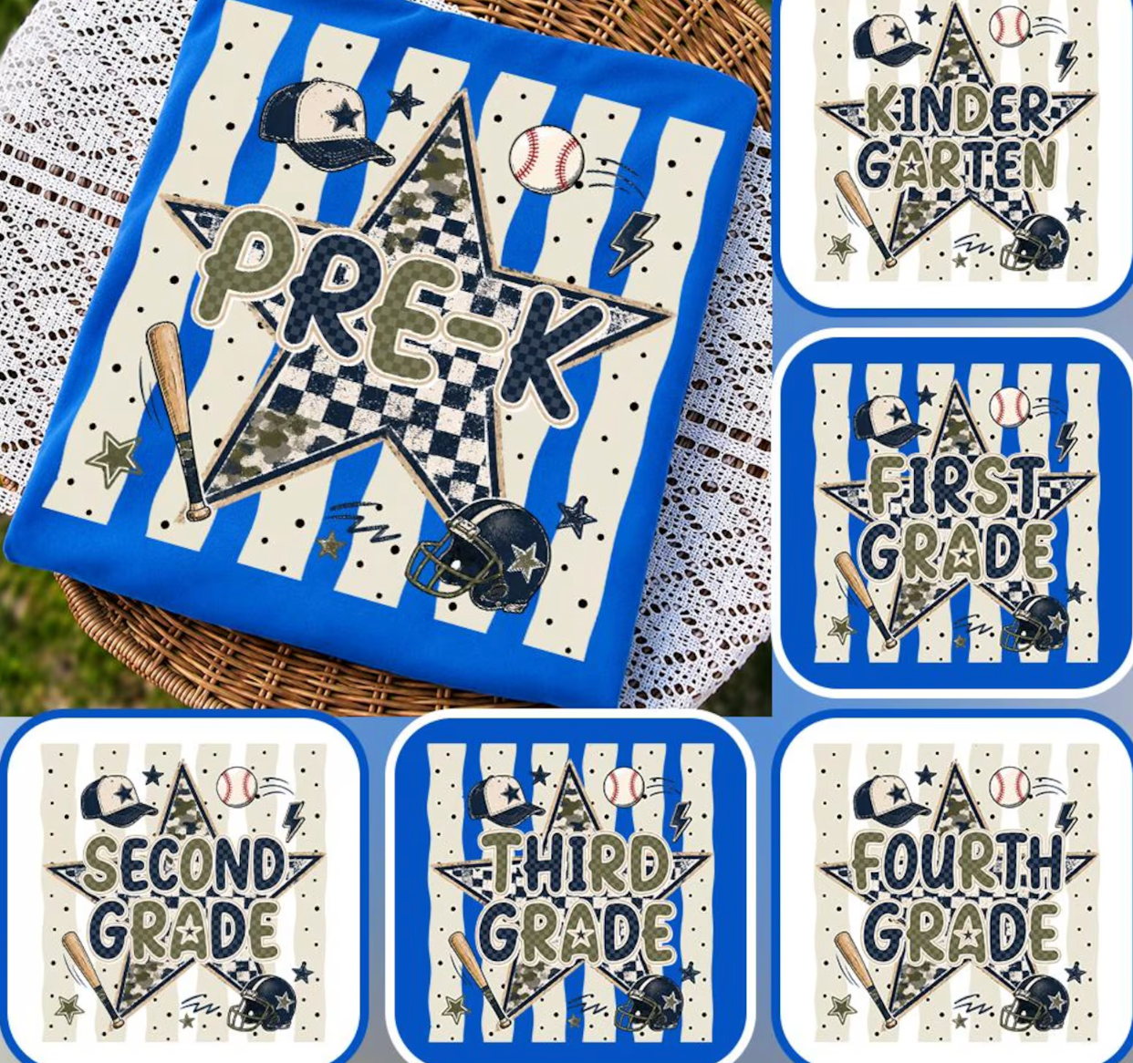 Star Camo Back To School