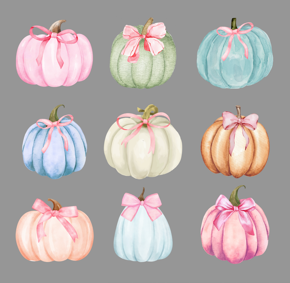 Pumpkin Bow Collage