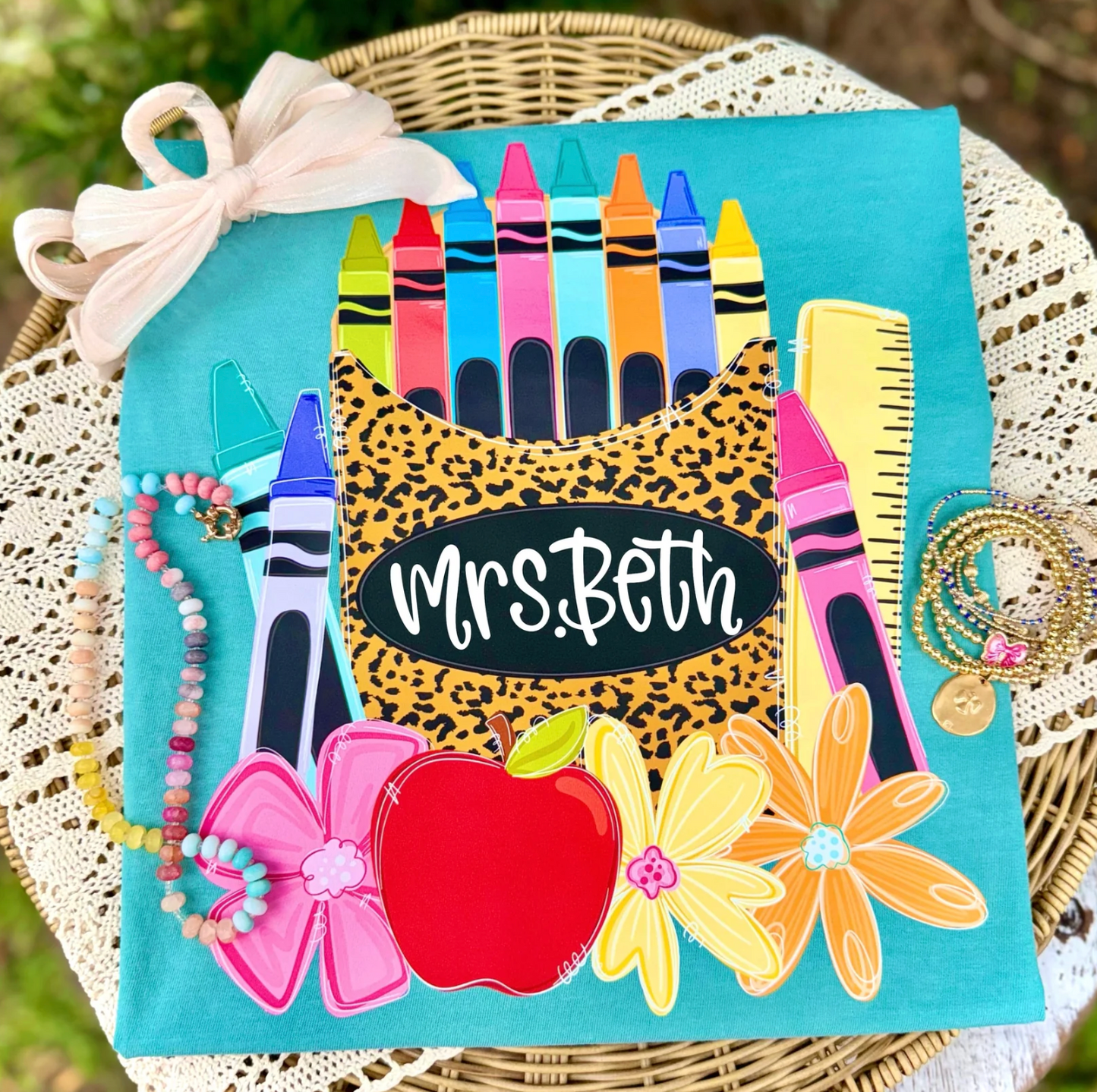 Custom Leopard Crayon Pack