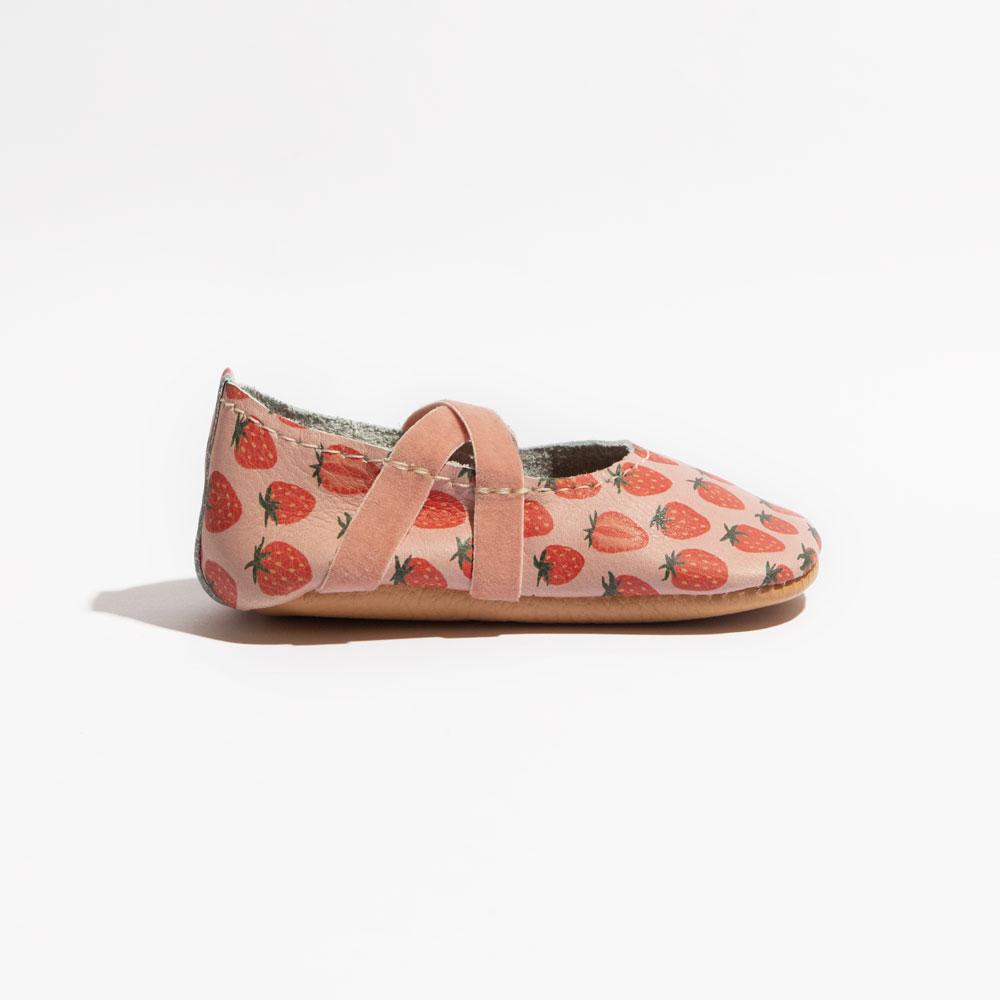 Strawberry Fields Ballet Slipper Baby Shoe