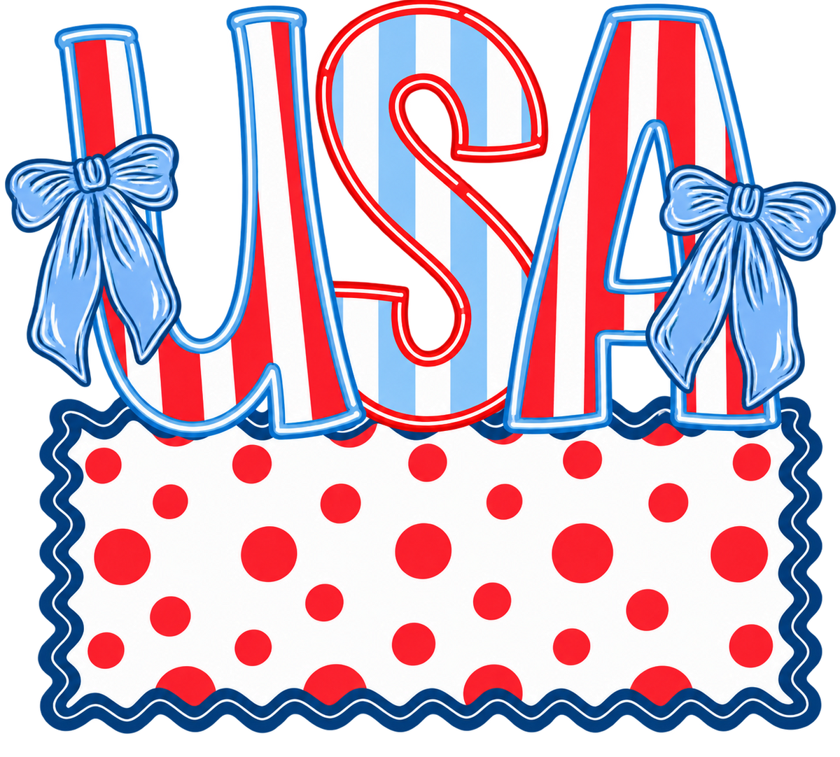 USA Polka Name Plate