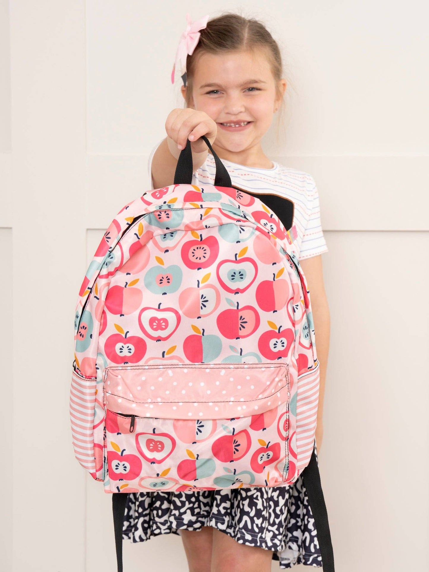 Pink & Teal Apples Backpack