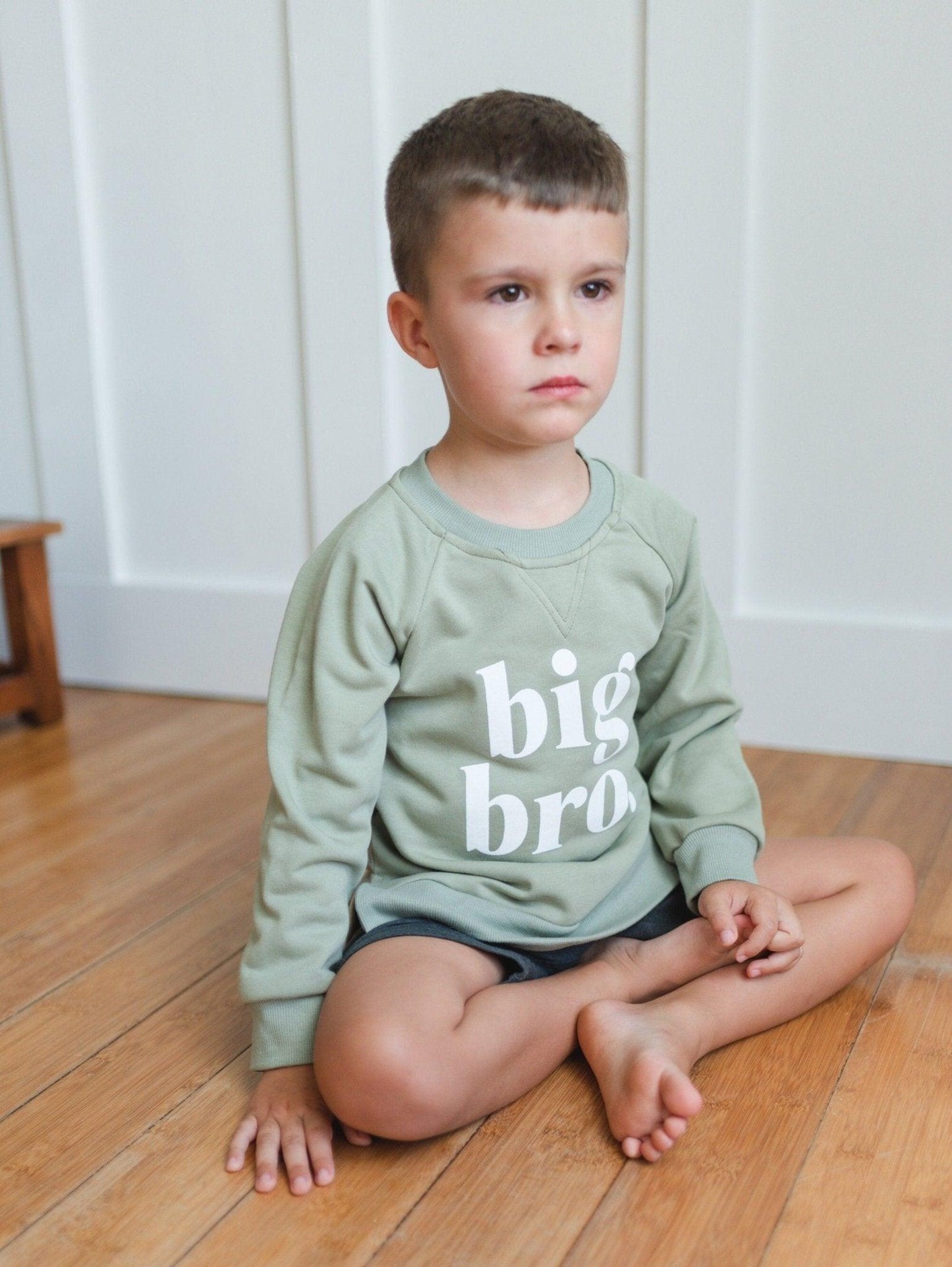 Big Bro Crewneck Sweatshirt *6-9 & 9-12 months left