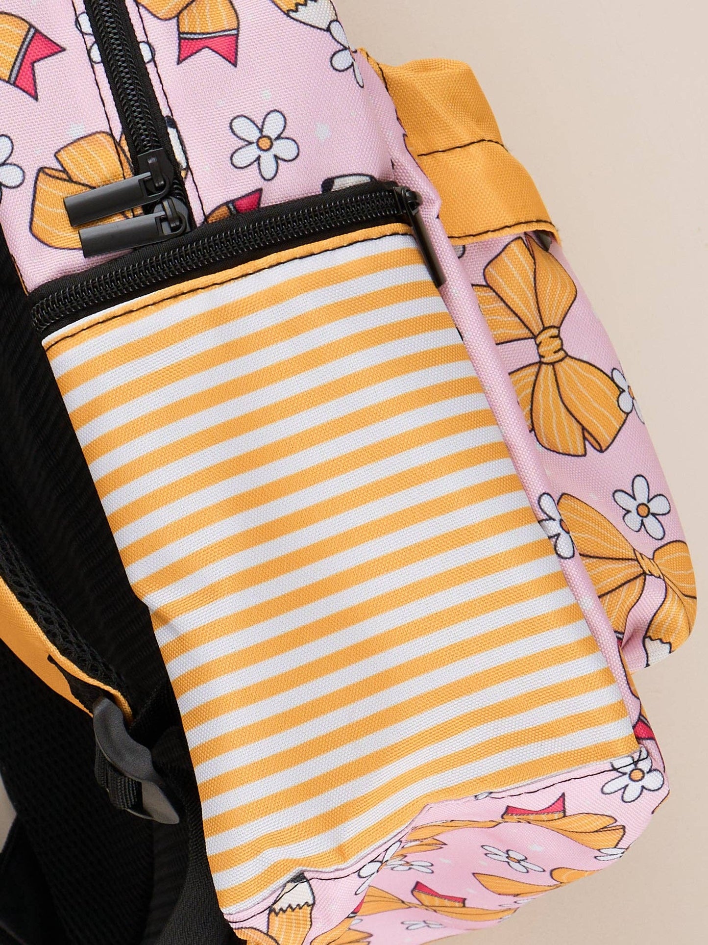 No. 2 Pencil Bows & Daisies Backpack