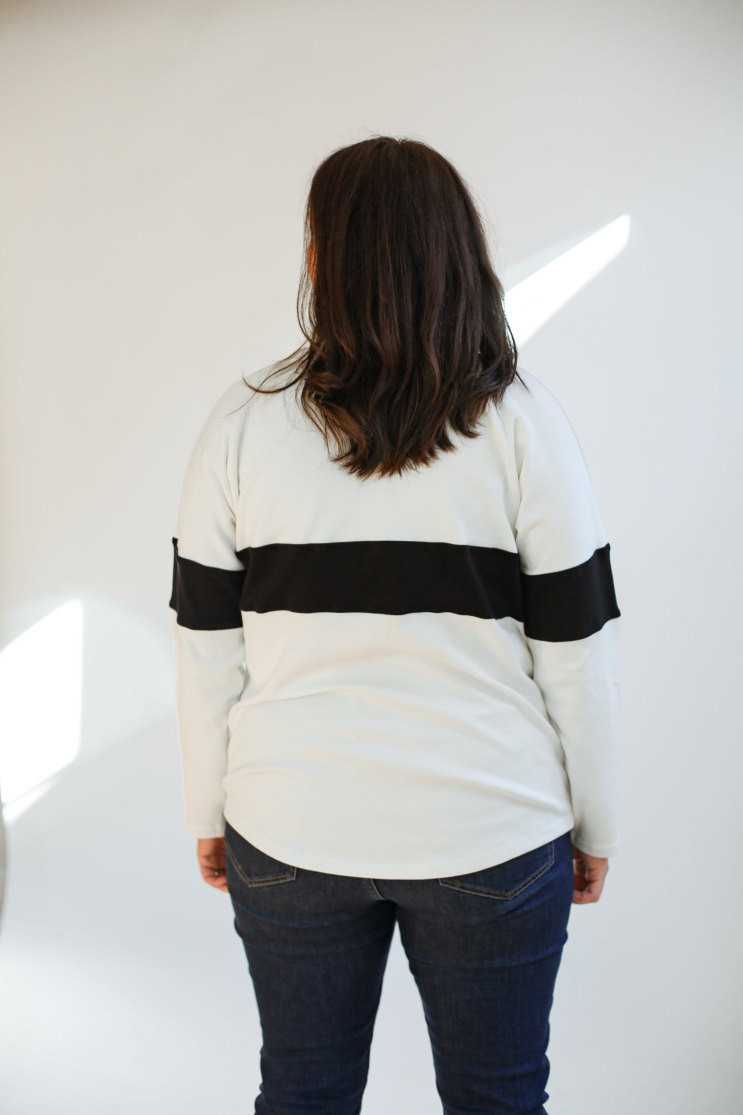 Varsity Dual Zip Breastfeeding Long Sleeve