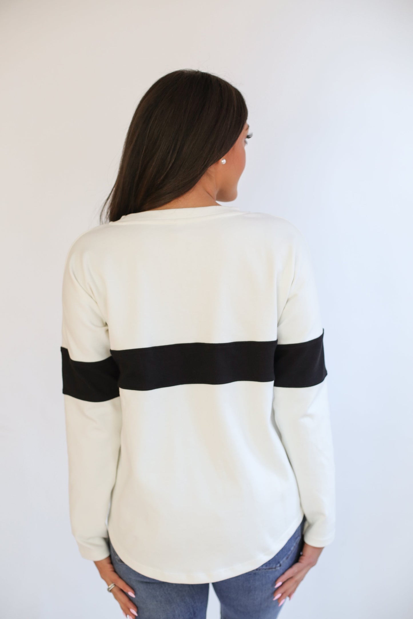 Varsity Dual Zip Breastfeeding Long Sleeve