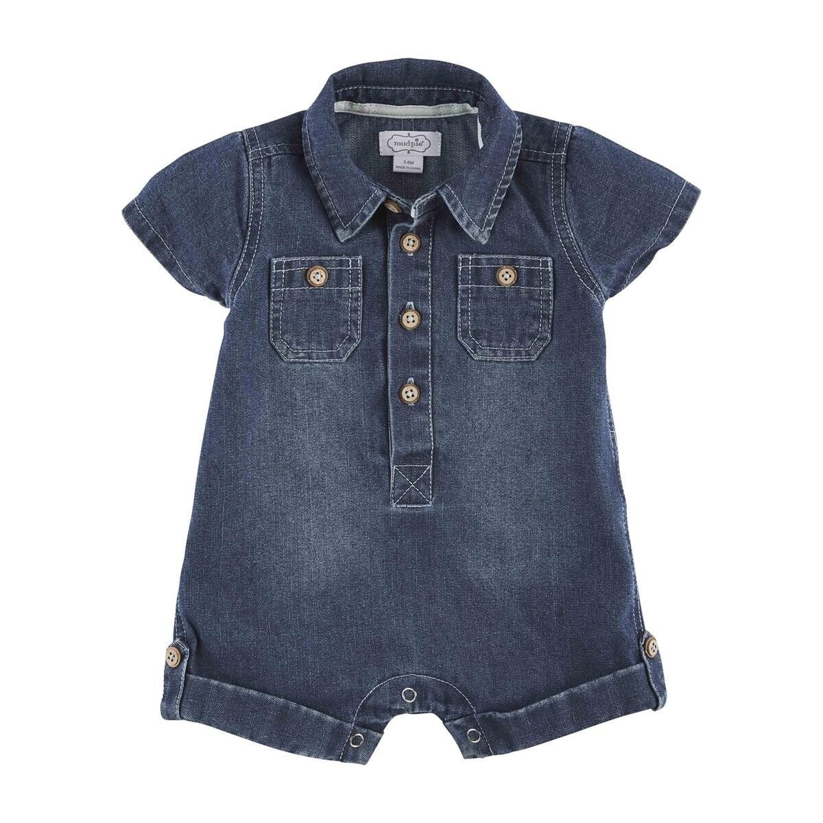 Mudpie Denim Romper