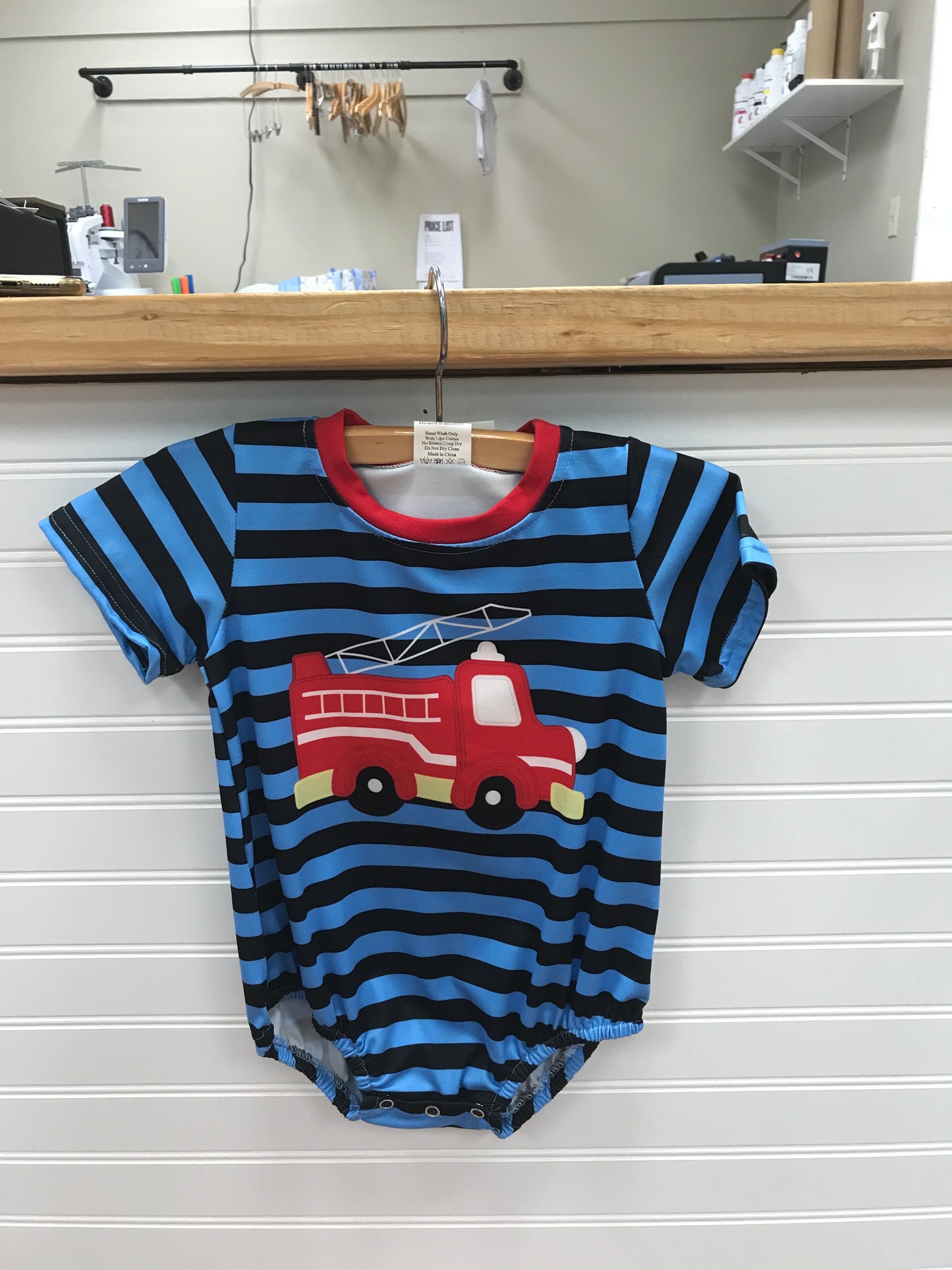 Firetruck Romper