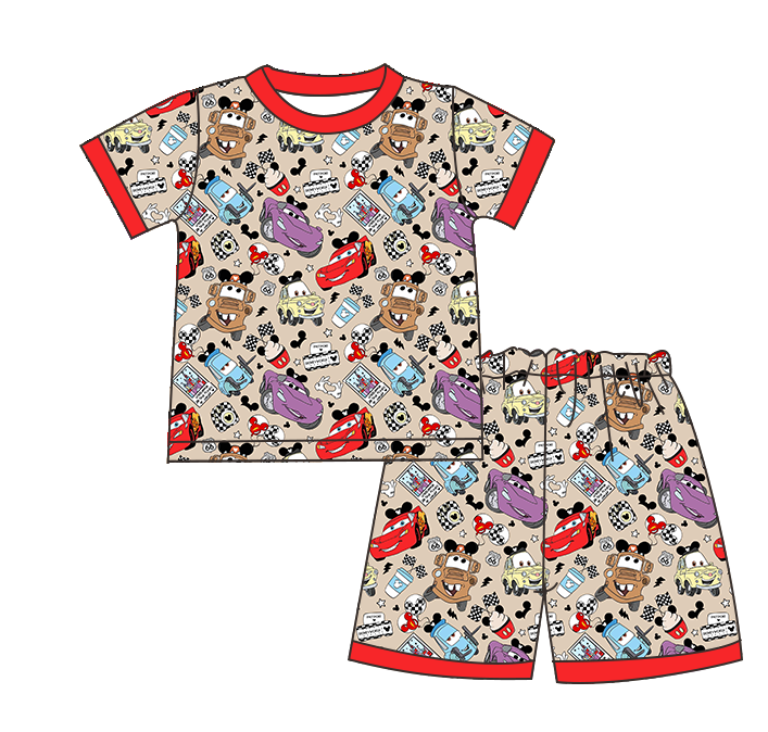 Cars 2 Piece Short Set