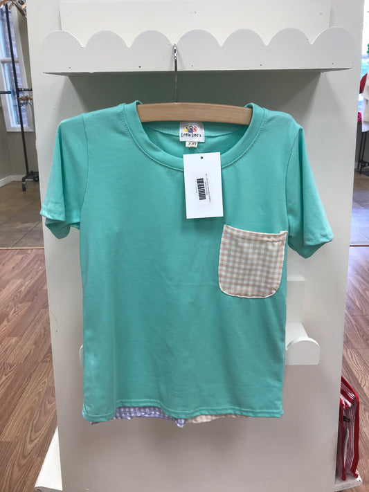 Gingham Patchwork Short Set