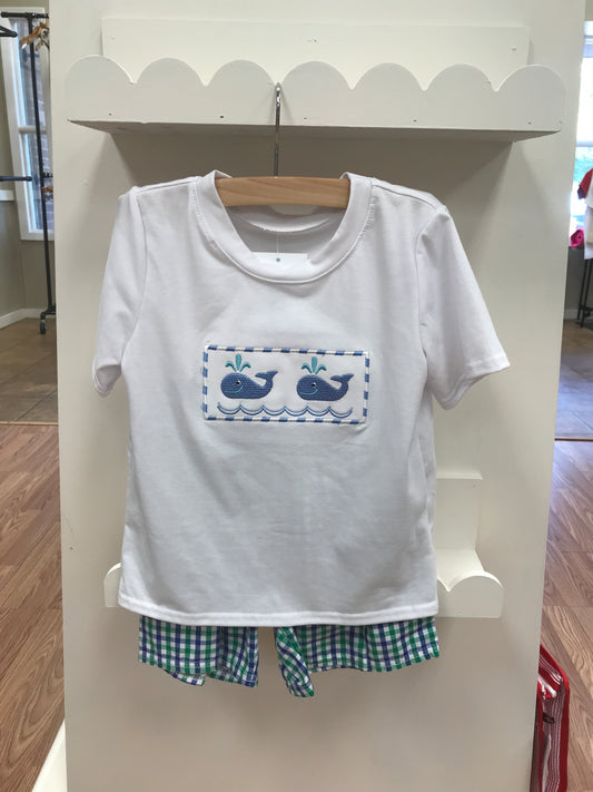 Whale Boys Short Set