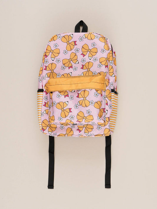 No. 2 Pencil Bows & Daisies Backpack