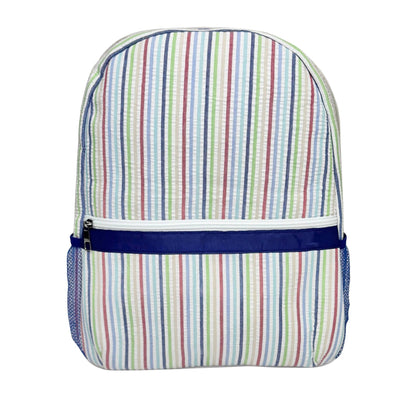 Seersucker Backpack (Full Size)
