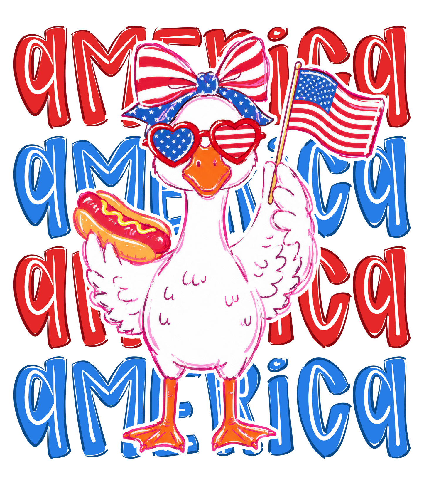 Amerca Girly Goose