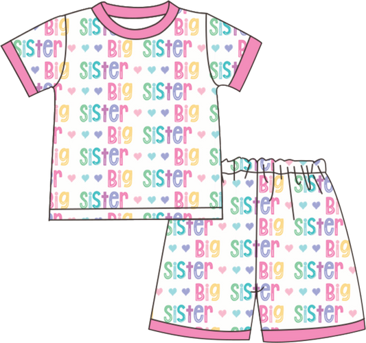 Big Sister Short Set