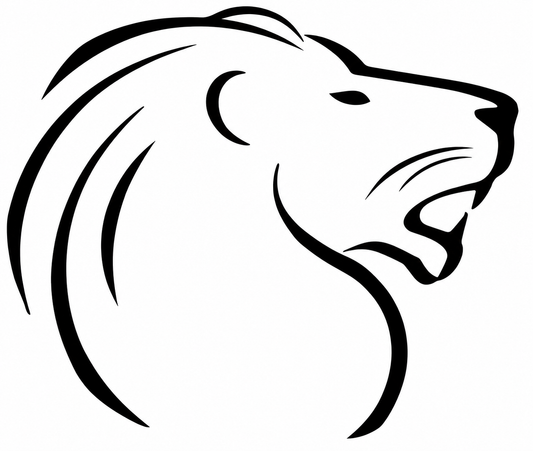 Biggersville Lions Outline Black