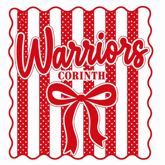 Warriors Coquette Bow