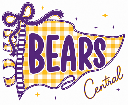 Central Bears Pennant Flag