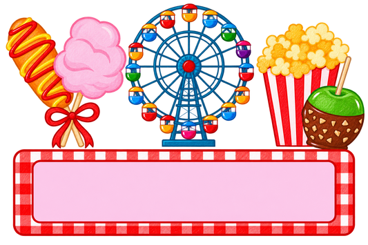 Fair Trio Corndog Ferris Wheel Popcorn