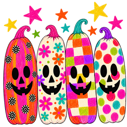 Colorblock Pumpkins