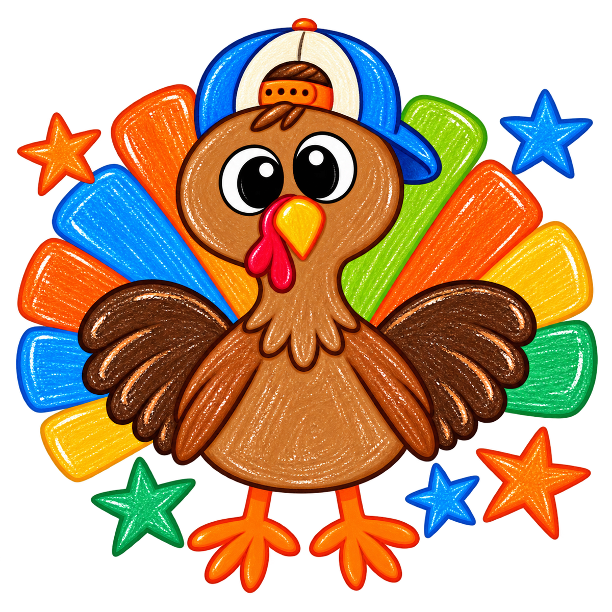 Colorful Boy Turkey