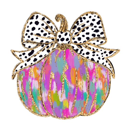 Colorful Coquette Pumpkin