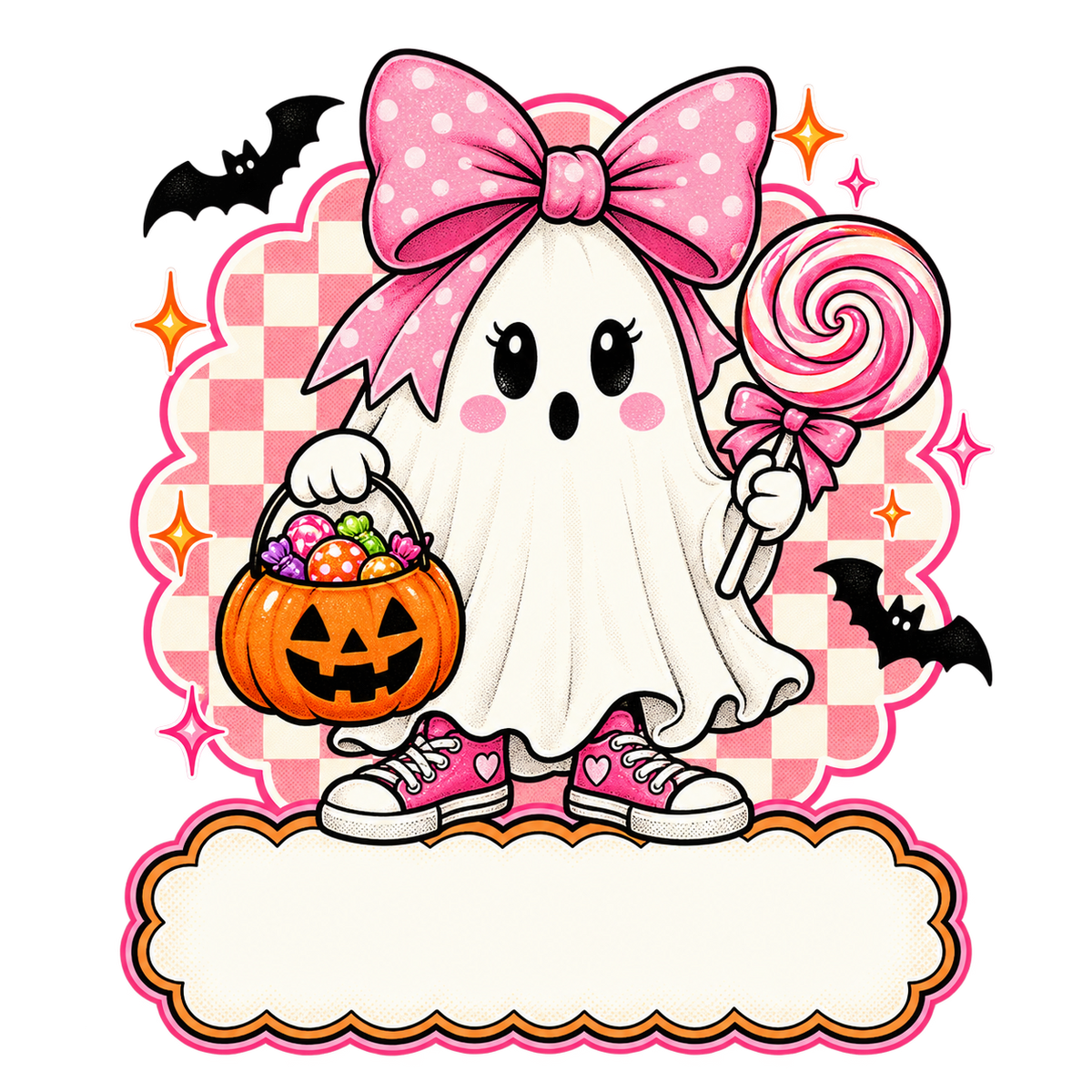 Ghost Girl Nameplate