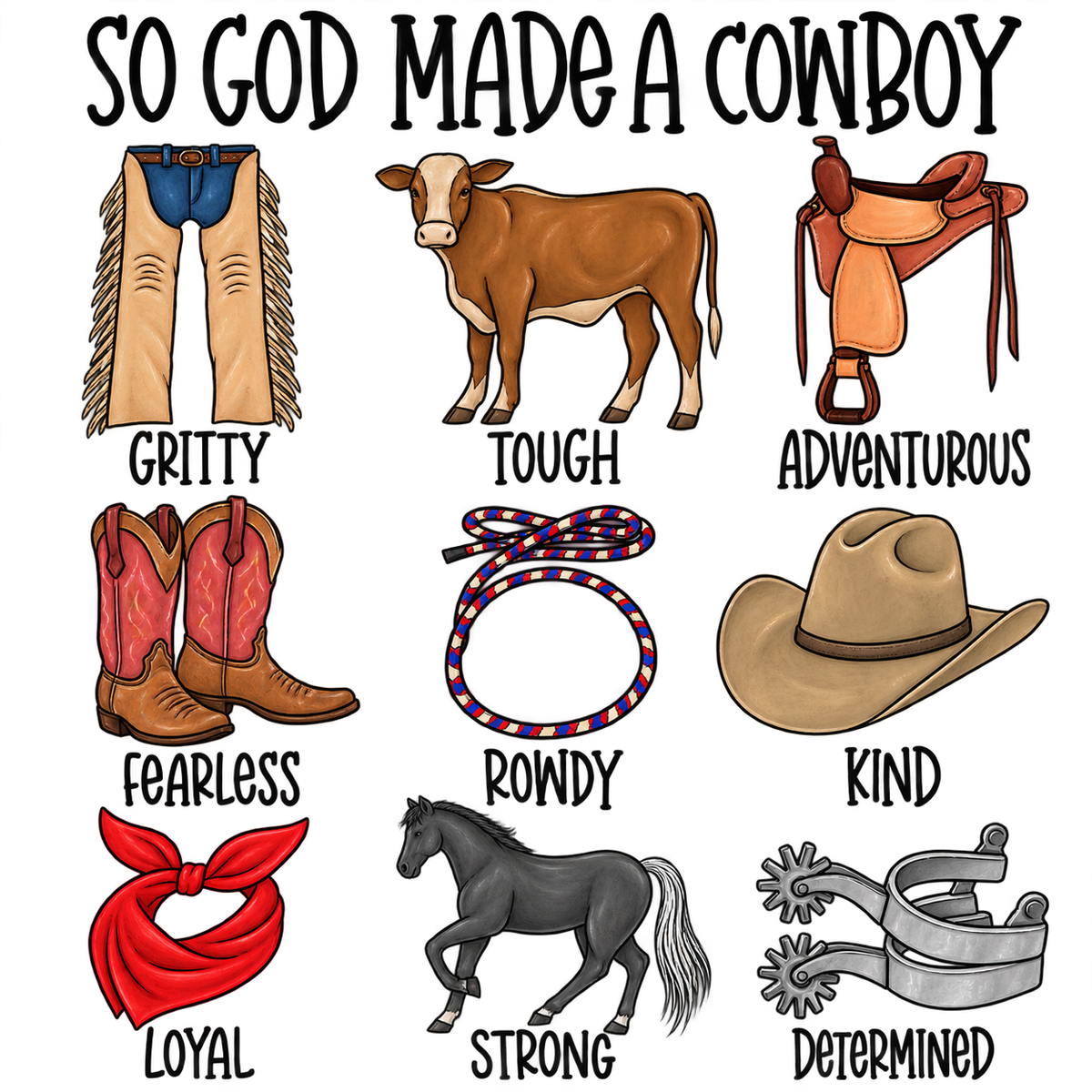 God Made A Cowboy