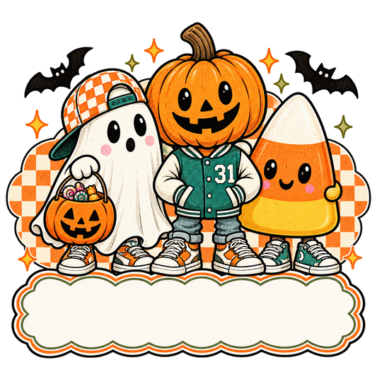 Halloween Trio Nameplate