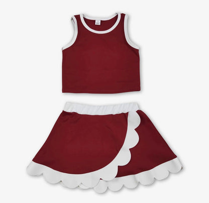 Scallop Girls Active Wear Set