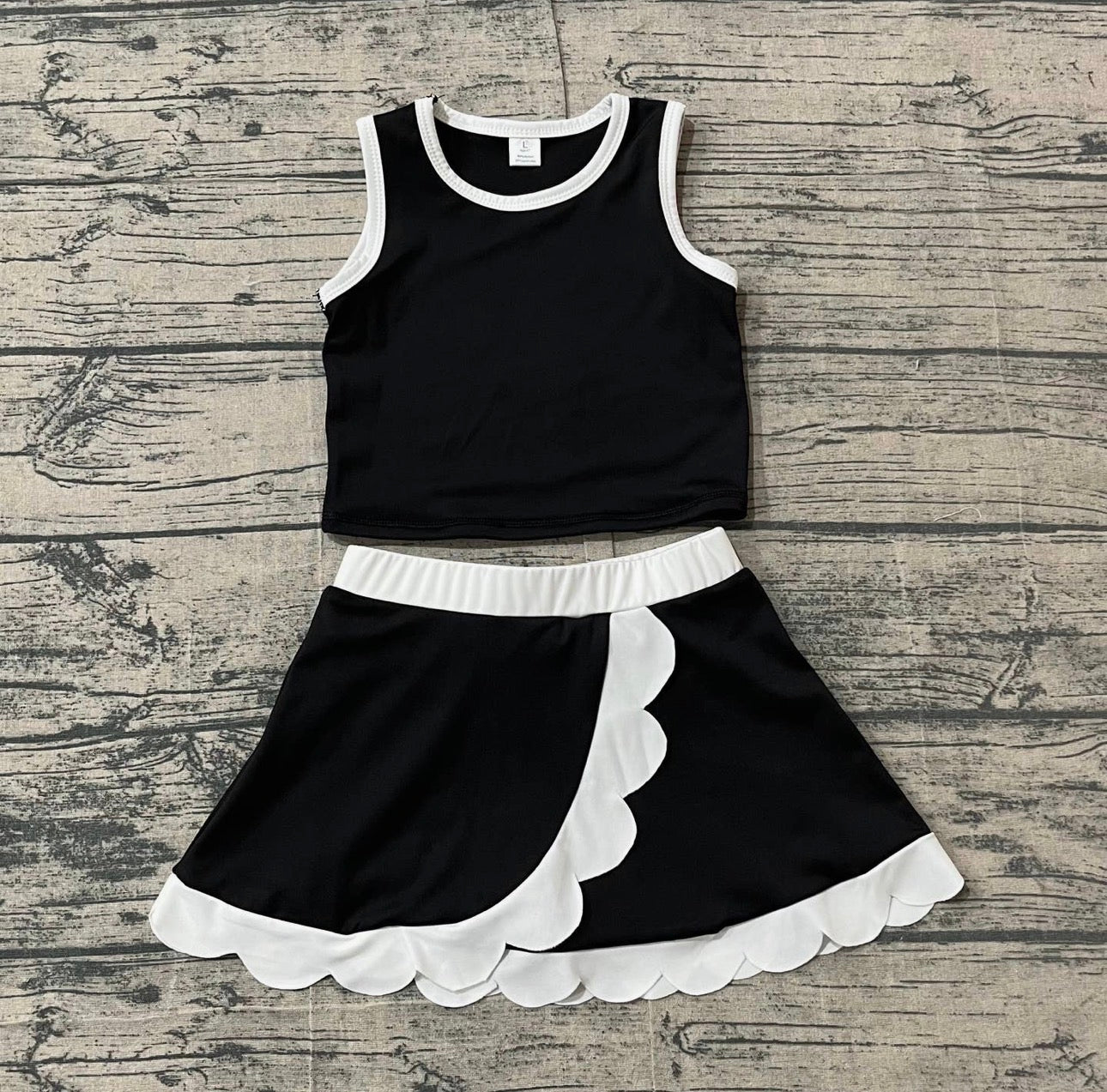 Scallop Girls Active Wear Set