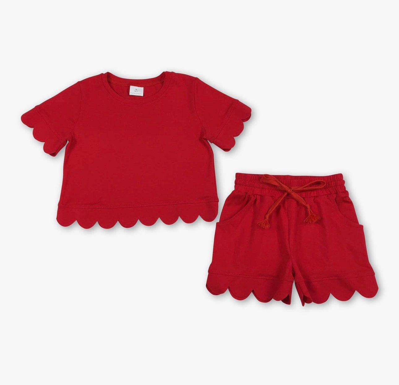 Girls Scallop Set