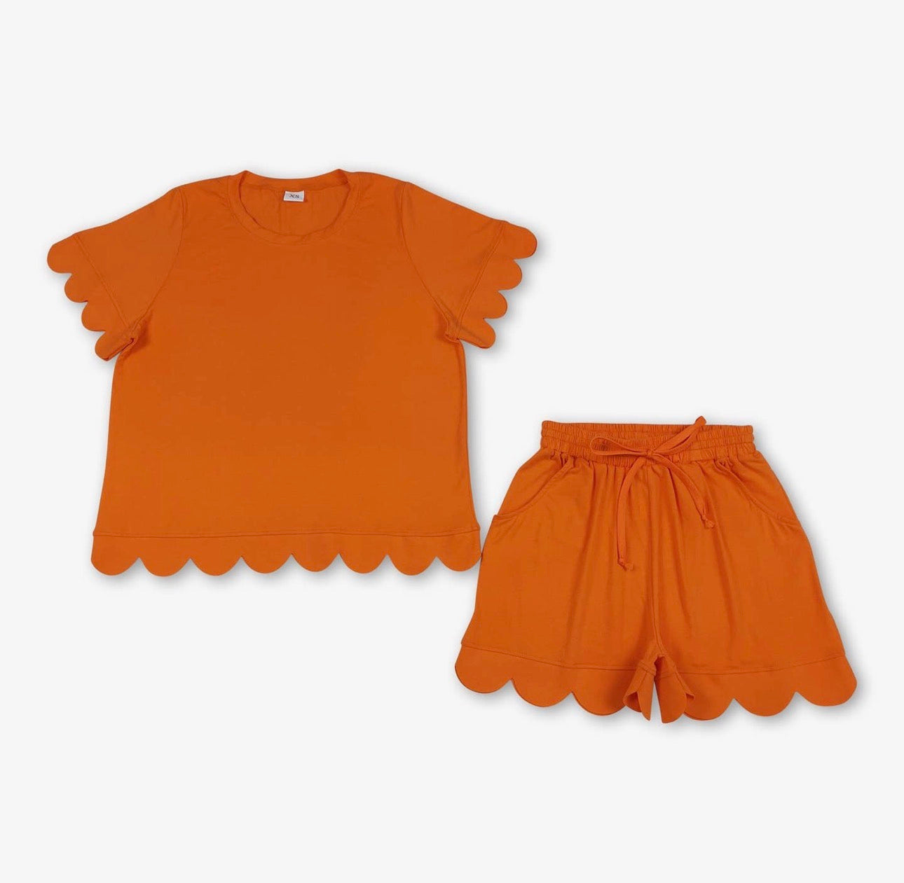 Scallop Short Set Womens