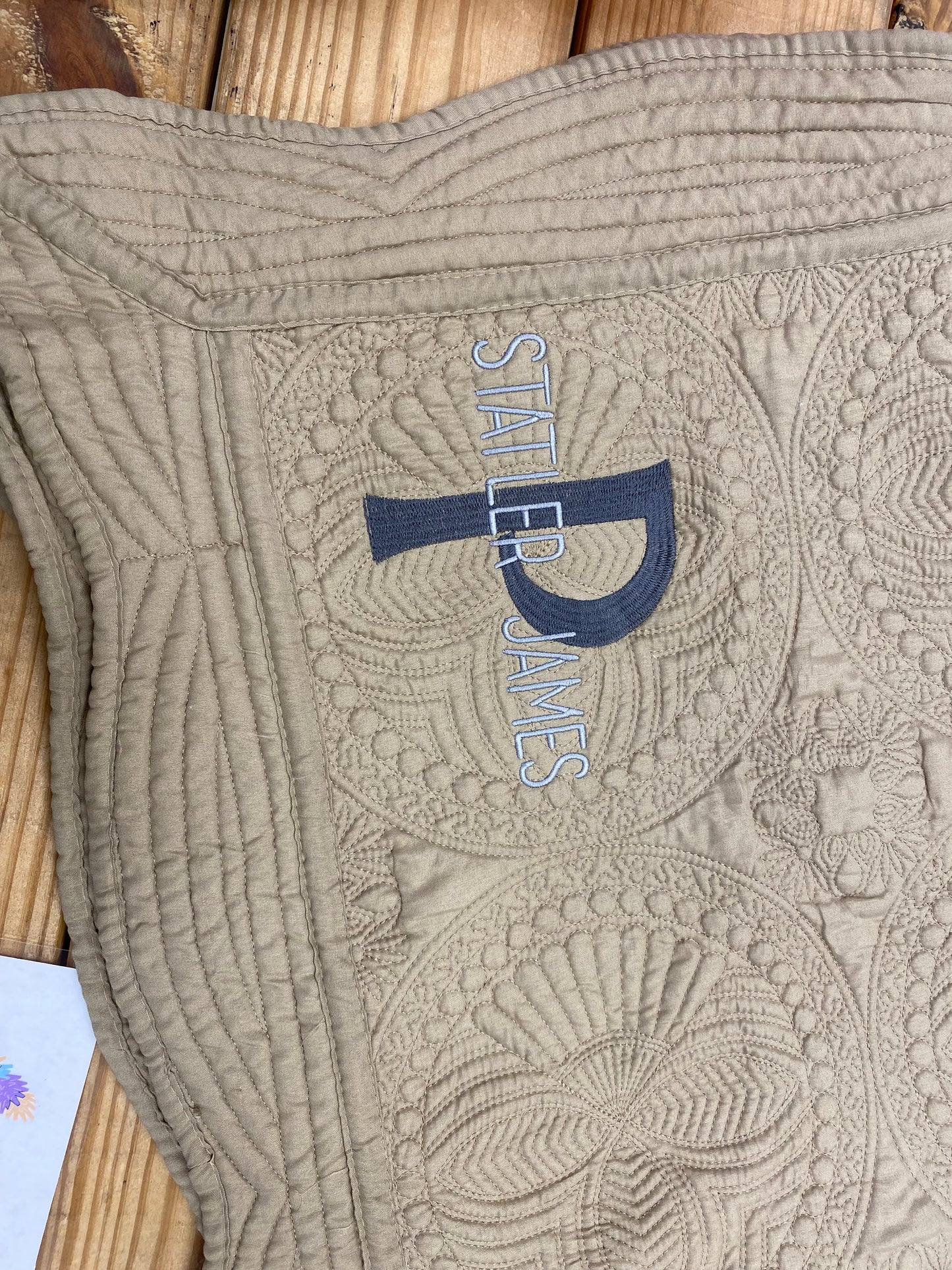 Heirloom Baby Quilt (Multiple Colors)