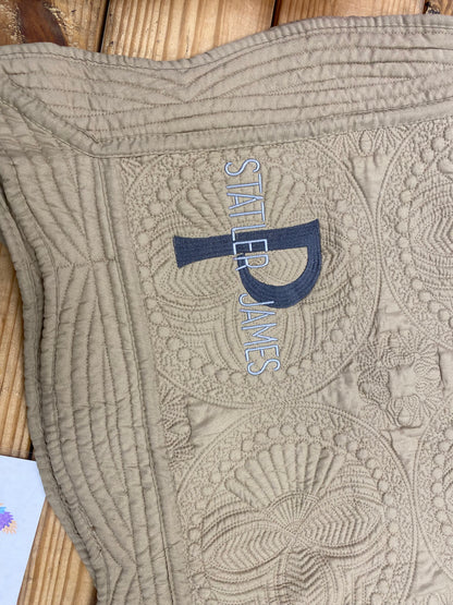 Heirloom Baby Quilt (Multiple Colors)