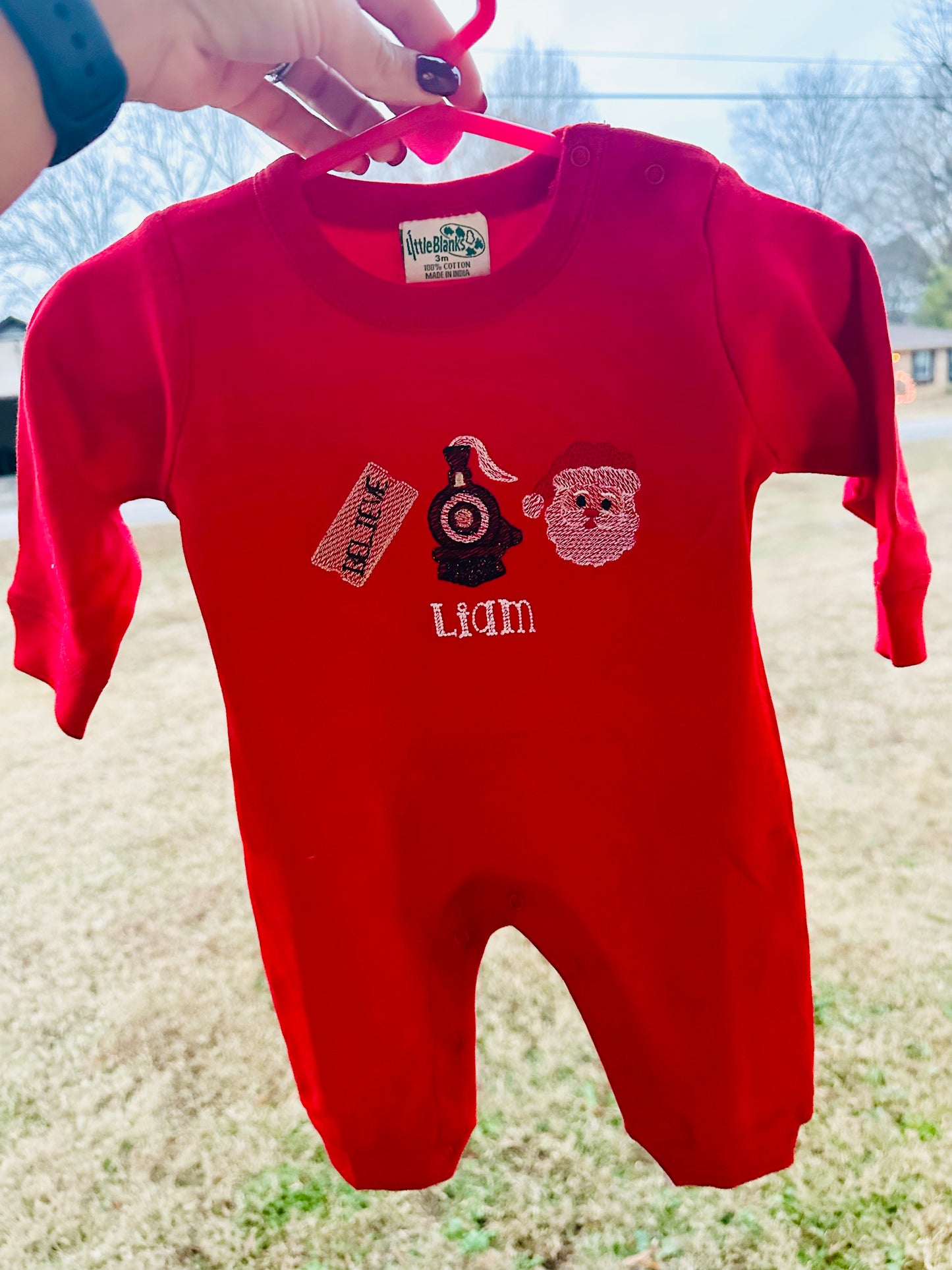 Polar Express Romper